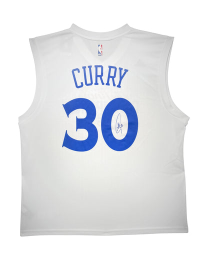 Maillot Authentique Champions 2017 Golden Sate Warriors signe par Stephen Curry et certifie par JSA