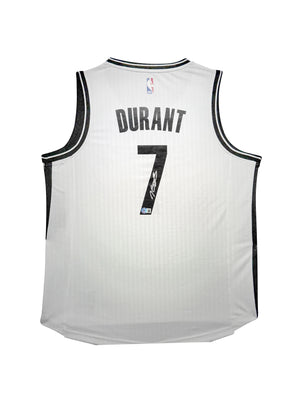 Maillot Authentique Brooklyn Nets signe par Kevin Durant et certifie par Beckett