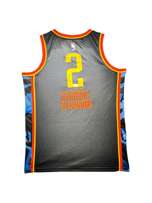 Maillot Authentique Exterieur OKC Thunder signe par Shai Gilgeous Alexander certifie par JSA