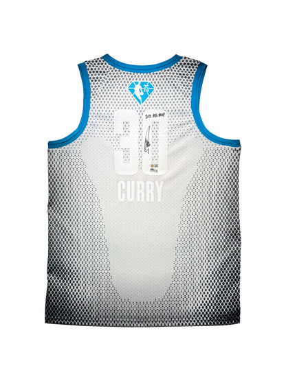 Maillot "2022 ASG MVP" Authentique All Star Game 2022 75th  anniversaire signé par Stephen Curry certifie par Beckett and Steph Curry authentic-signatures