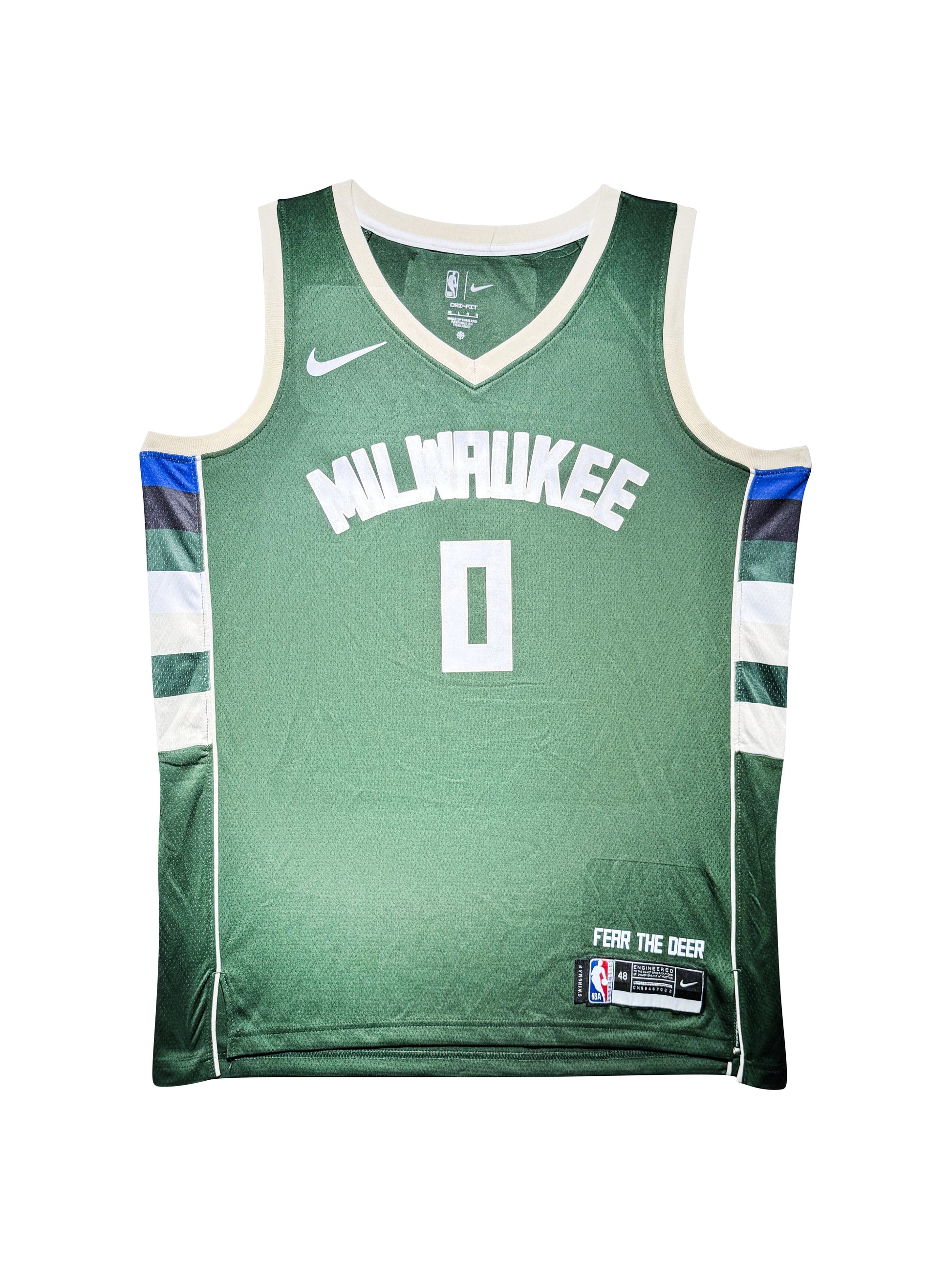 Maillot Authentique Domicile Milwaukee Bucks signe par Damian Lillard certifie par JSA authentic-signatures