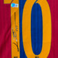 Maillot Authentique FC Barcelone saison 2016-17 Remontada  signé par Lionel Messi et certifié par Beckett authentic-signatures