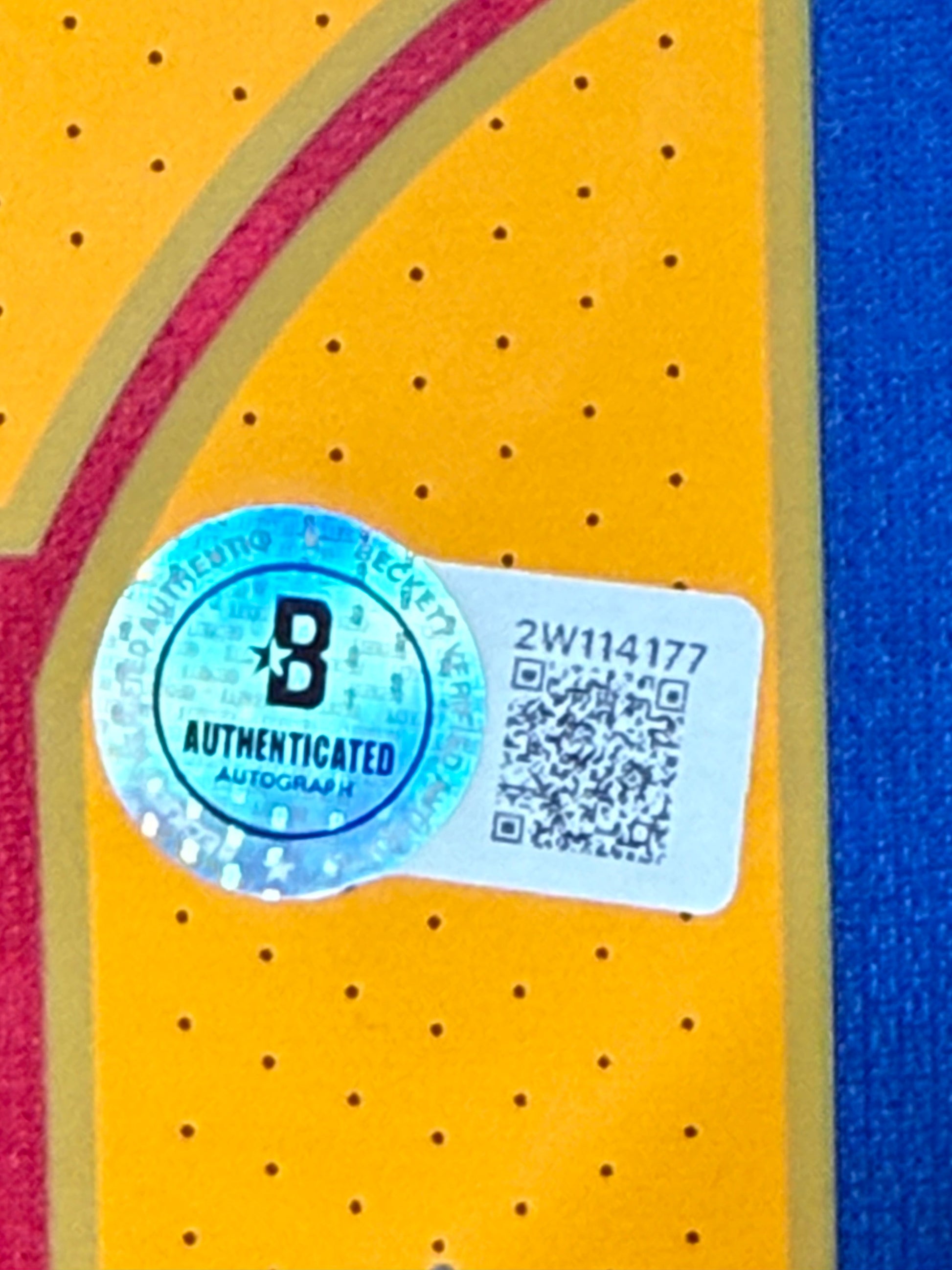 Maillot Authentique FC Barcelone saison 2016-17 Remontada  signé par Lionel Messi et certifié par Beckett authentic-signatures