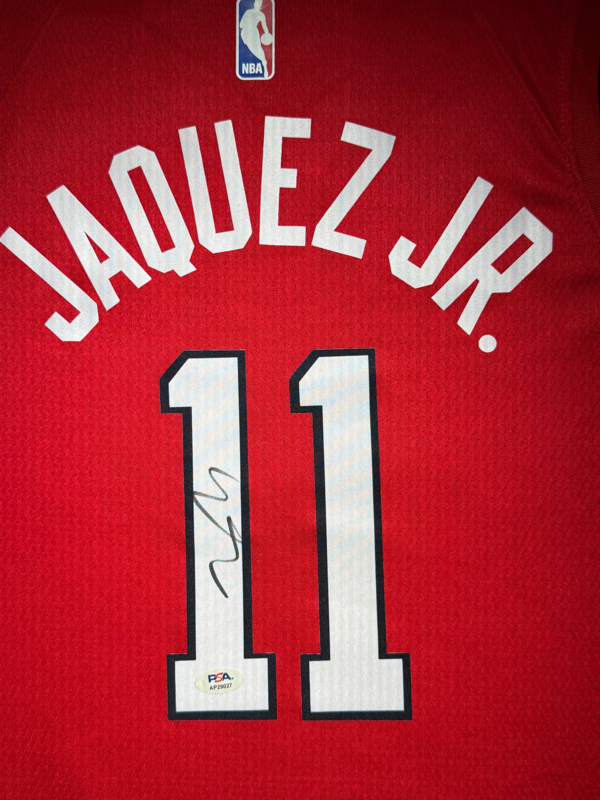 Maillot Authentique Miami Heat signe par Jaime Jaquez Jr. certifie par PSA authentic-signatures