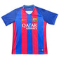 Maillot Authentique FC Barcelone saison 2016-17 Remontada  signé par Lionel Messi et certifié par Beckett authentic-signatures