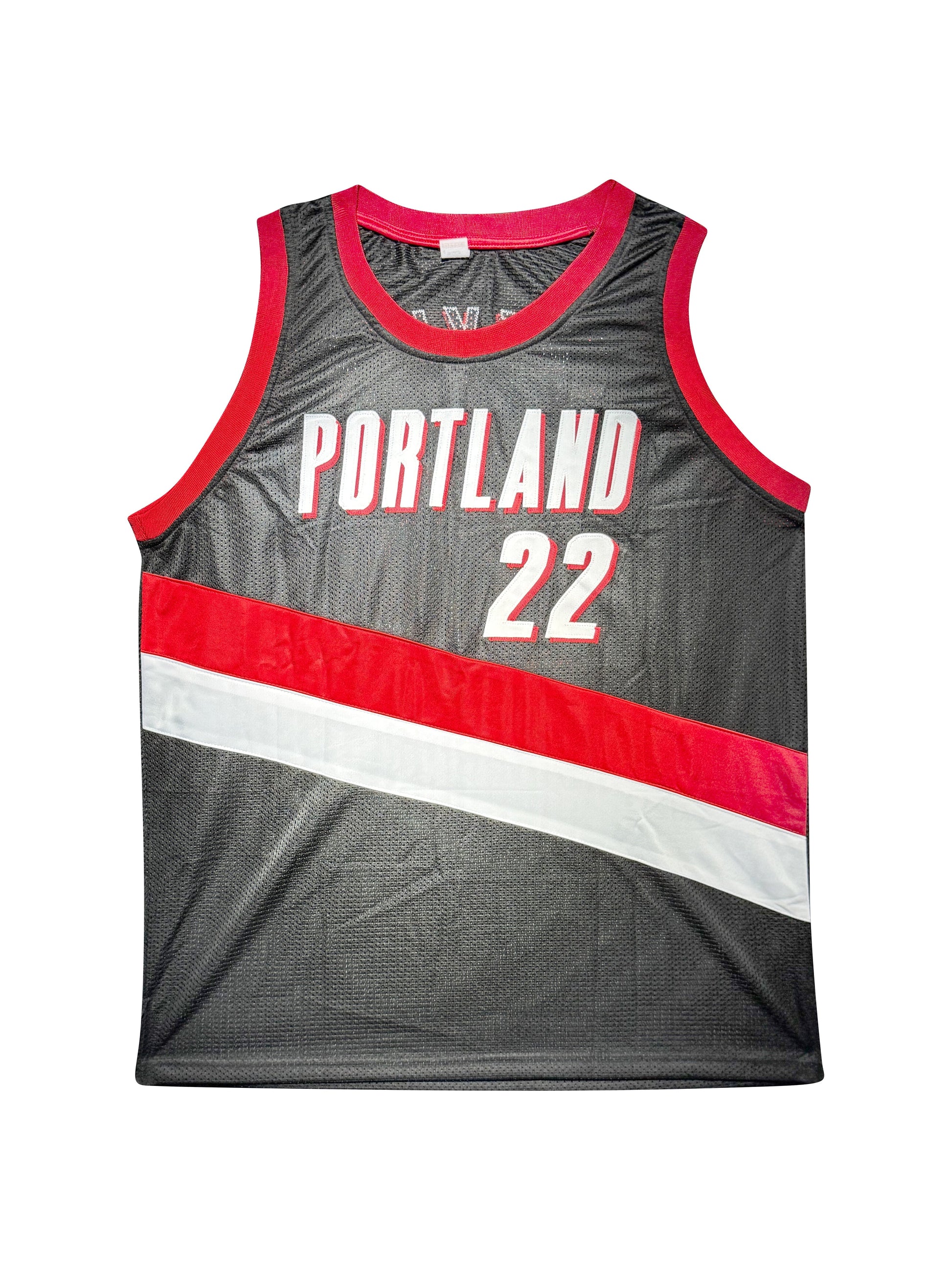 Maillot Custom Portland Trail blazers signe par Clyde Drexler certifie par Beckett authentic-signatures