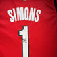 Maillot Authentique Portland Trail blazers signe par Anfernee Simons certifie par PSA