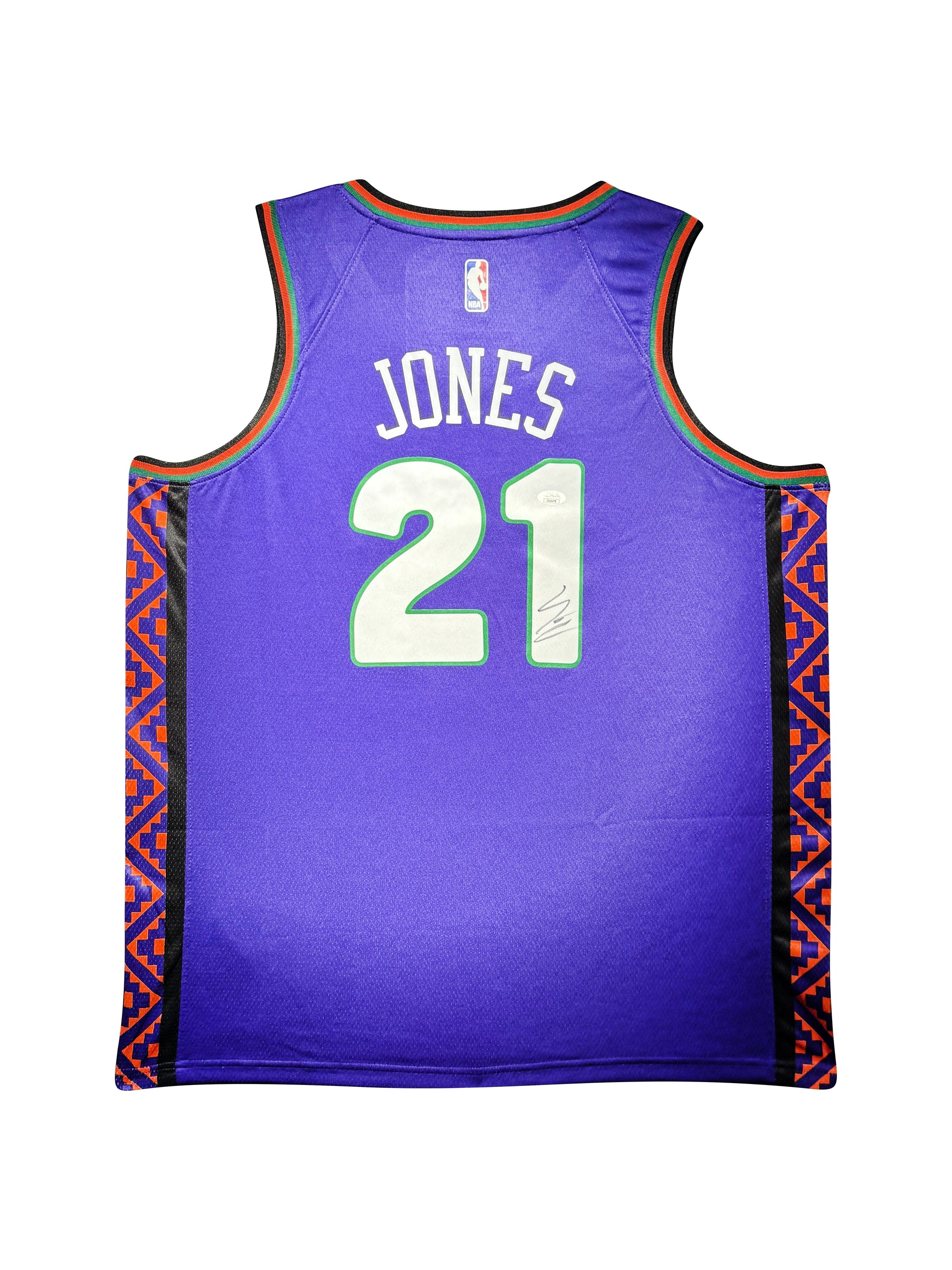 Maillot Authentique Domicile Phoenix Suns signé par Tyrus Jones certifié par JSA authentic-signatures