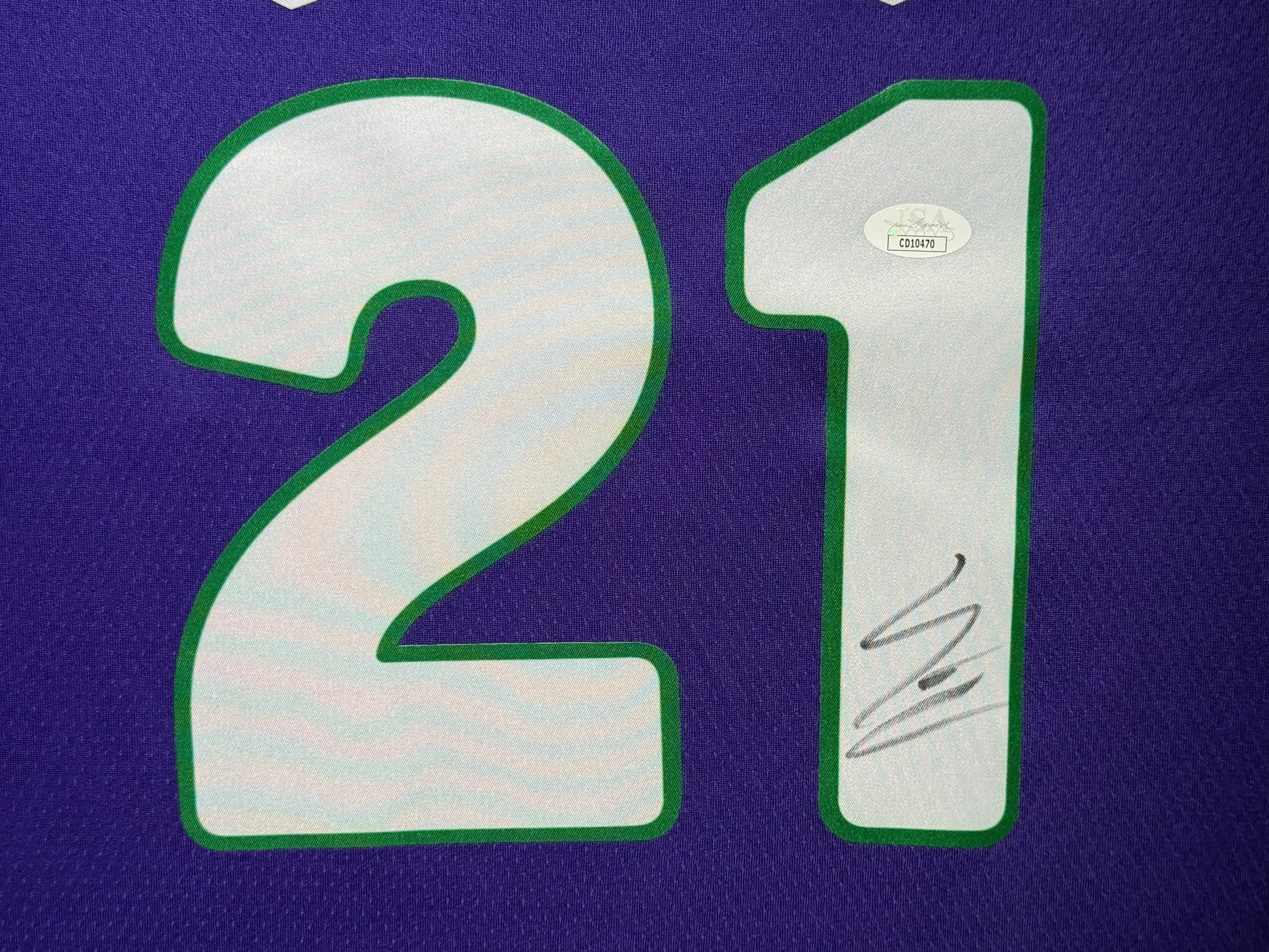 Maillot Authentique Domicile Phoenix Suns signé par Tyrus Jones certifié par JSA authentic-signatures