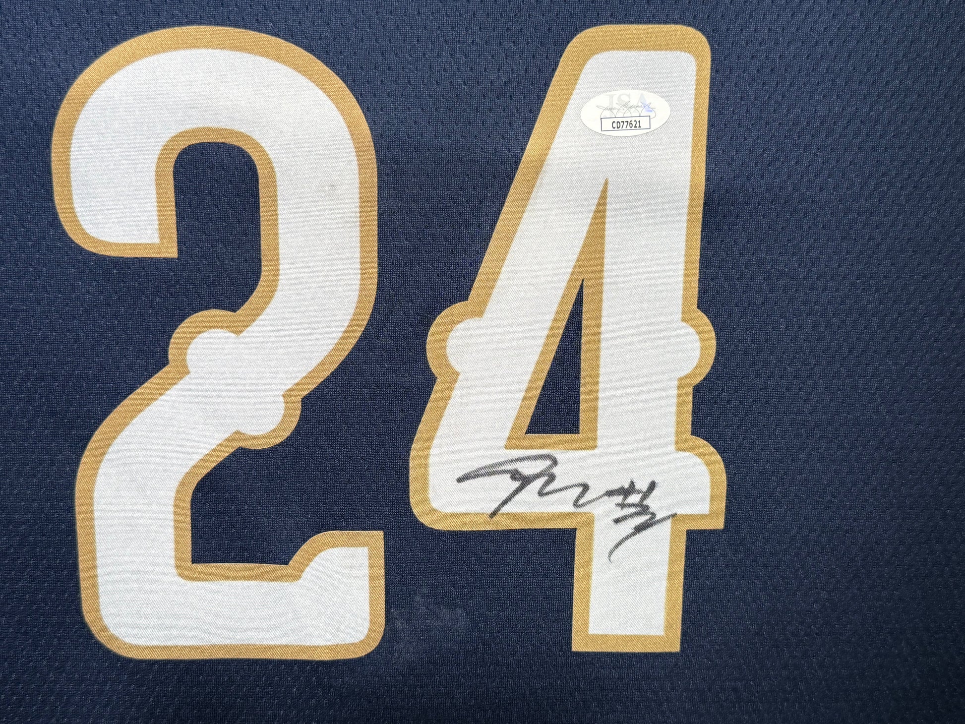Maillot Authentique Nouvelle Orleans Pelicans signe par jordan Hawkins certifie par JSA authentic-signatures