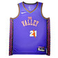 Maillot Authentique Domicile Phoenix Suns signé par Tyrus Jones certifié par JSA authentic-signatures