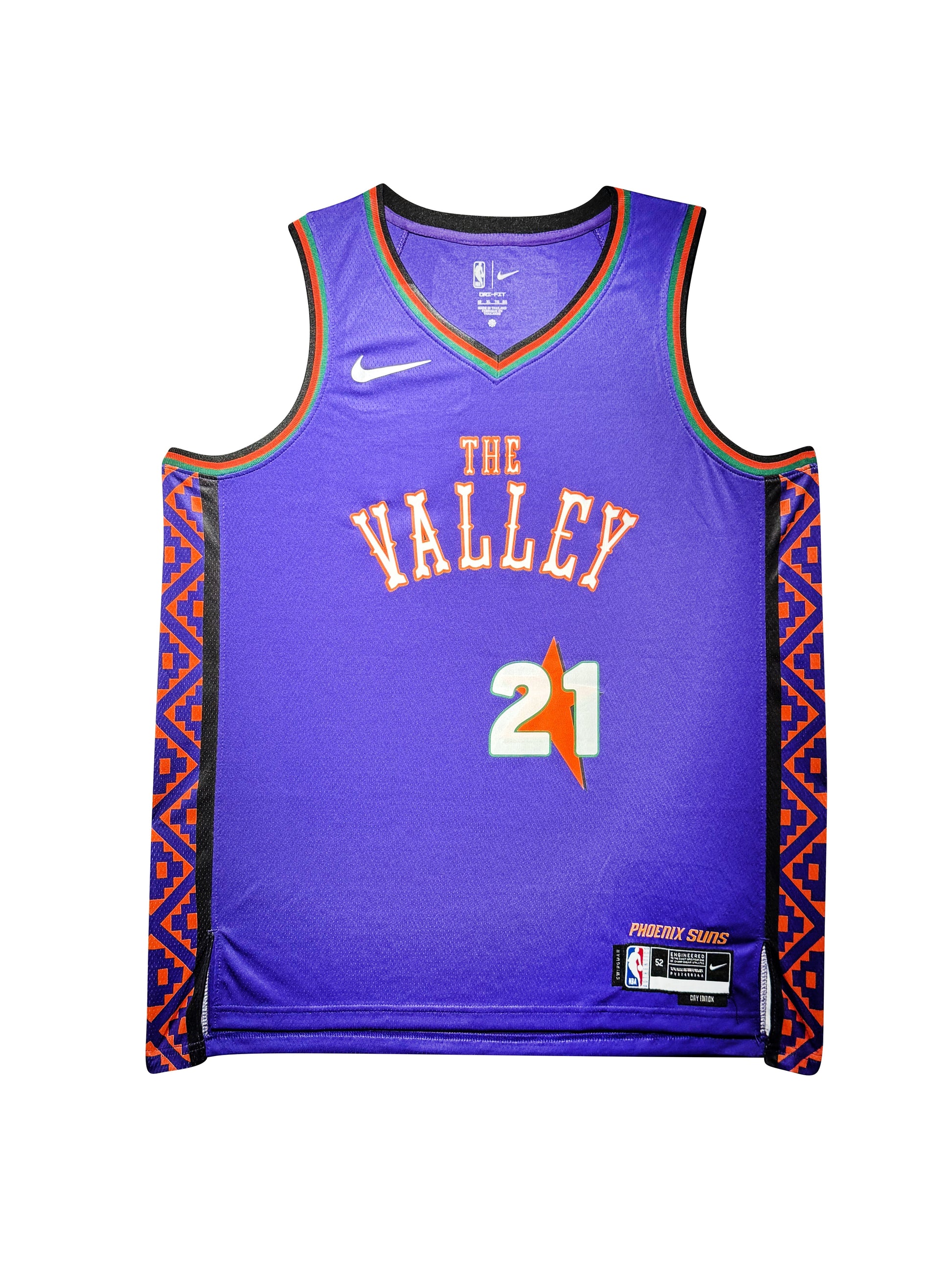 Maillot Authentique Domicile Phoenix Suns signé par Tyrus Jones certifié par JSA authentic-signatures