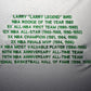 Maillot "Stats Carreer"Custom Domicile signe par Larry Bird certifie par Beckett et Larry Bird authentic-signatures