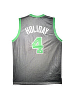 Maillot Custom Exterieur signe par Jrue Holiday certifie par Beckett authentic-signatures