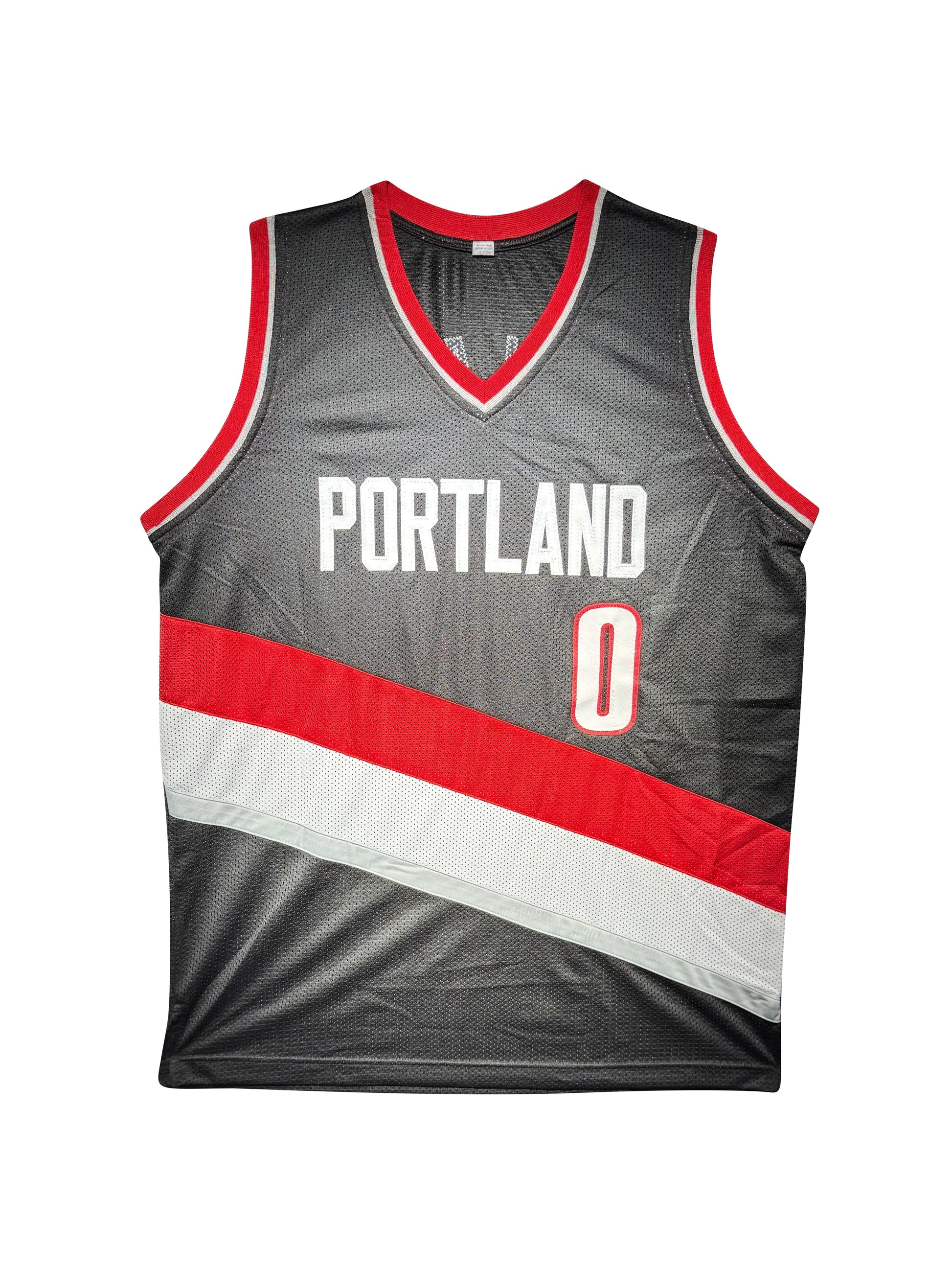 Maillot Custom Portland Trail blazers signe par Damian Lillard certifie par Damian Lillard authentic-signatures