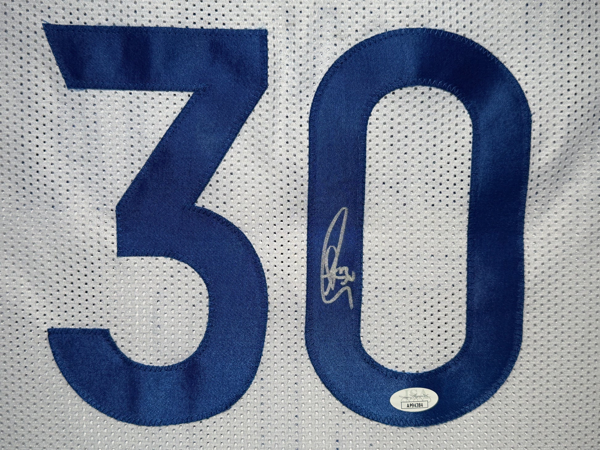 Maillot Custom Golden State Warriors signe avec Statistiques de carrière par Stephen Curry certifie par JSA authentic-signatures
