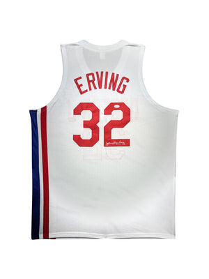 Maillot "DOCTOR J"Custom Domicile Philapelphia 76ers signe par Julius Erwing certifie par JSA