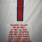 Maillot Custom Domicile signe par Chauncey Billups avec Stats de Carriere certifie par JSA authentic-signatures