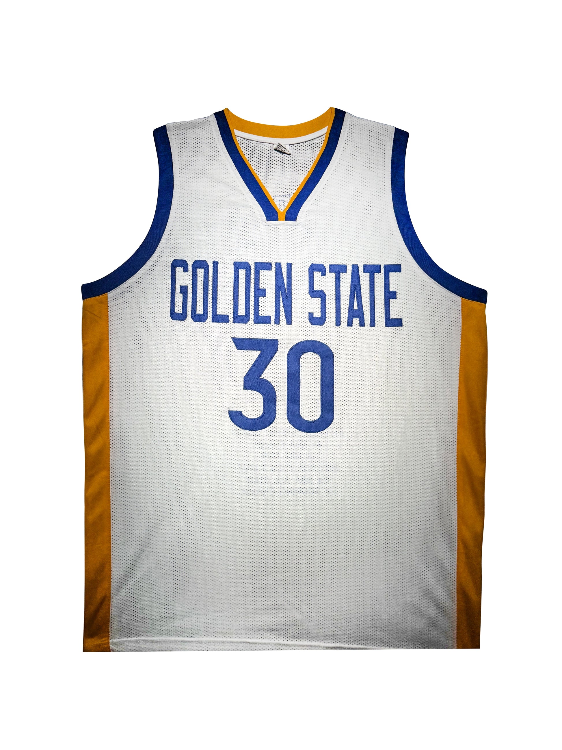 Maillot Custom Golden State Warriors signe avec Statistiques de carrière par Stephen Curry certifie par JSA authentic-signatures