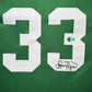 Maillot Custom Domicile signe par Larry Bird certifie par Beckett authentic-signatures