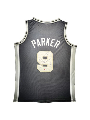 Maillot Custom Domicile San Antonio Spurs signe par Tony Parker