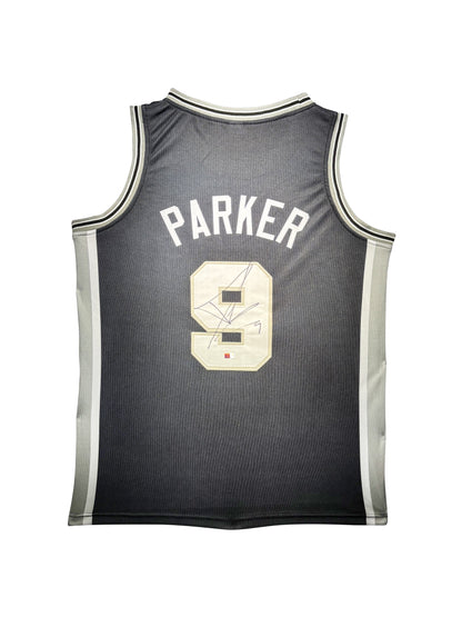 Maillot Custom Domicile San Antonio Spurs signe par Tony Parker