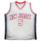 Maillot Custom Brooklyn Nets signe par Jason Kidd et certifie par Beckett