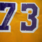 Maillot Custom Domicile Los Angeles Lakers signe par Dennis Rodman certifie par AWM authentic-signatures