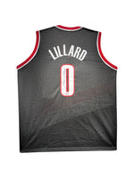 Maillot Custom Portland Trail blazers signe par Damian Lillard certifie par Damian Lillard authentic-signatures