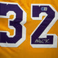 Maillot Custom Domicile Los Angeles Lakers signe par Magic Johnson certifie par Beckett authentic-signatures