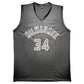 Maillot Custom Exterieur Milwaukee Bucks signe par Giannis Antetokounmpo certifie par JSA