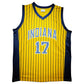 Maillot Custom Domicile Indiana Pacers  signe par Chris Mullin certifie par Beckett authentic-signatures