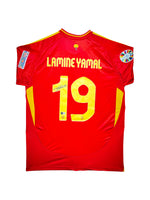 Maillot Domicile Espagne Edition Euro 2024 signe par Lamine Yamal et Certifie par Beckett authentic-signatures