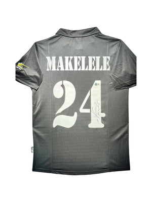 Maillot Exterieur Real Madrid CF 2002-03  signe par Claude Makelele et Certifie par Beckett