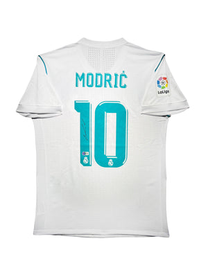 Maillot Domicile signe par Luka Modric Real Madrid CF 2017-18 Certifie par Beckett
