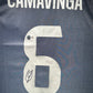 Maillot Exterieur Real Madrid CF 2023-24 signe par Eduardo Camavinga et Certifie par Beckett