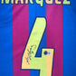 Rafael Marquez Signed Home 2009-2010 FC Barcelona Jersey, Certified by Beckett authentic-signatures Football Authentic Sig...