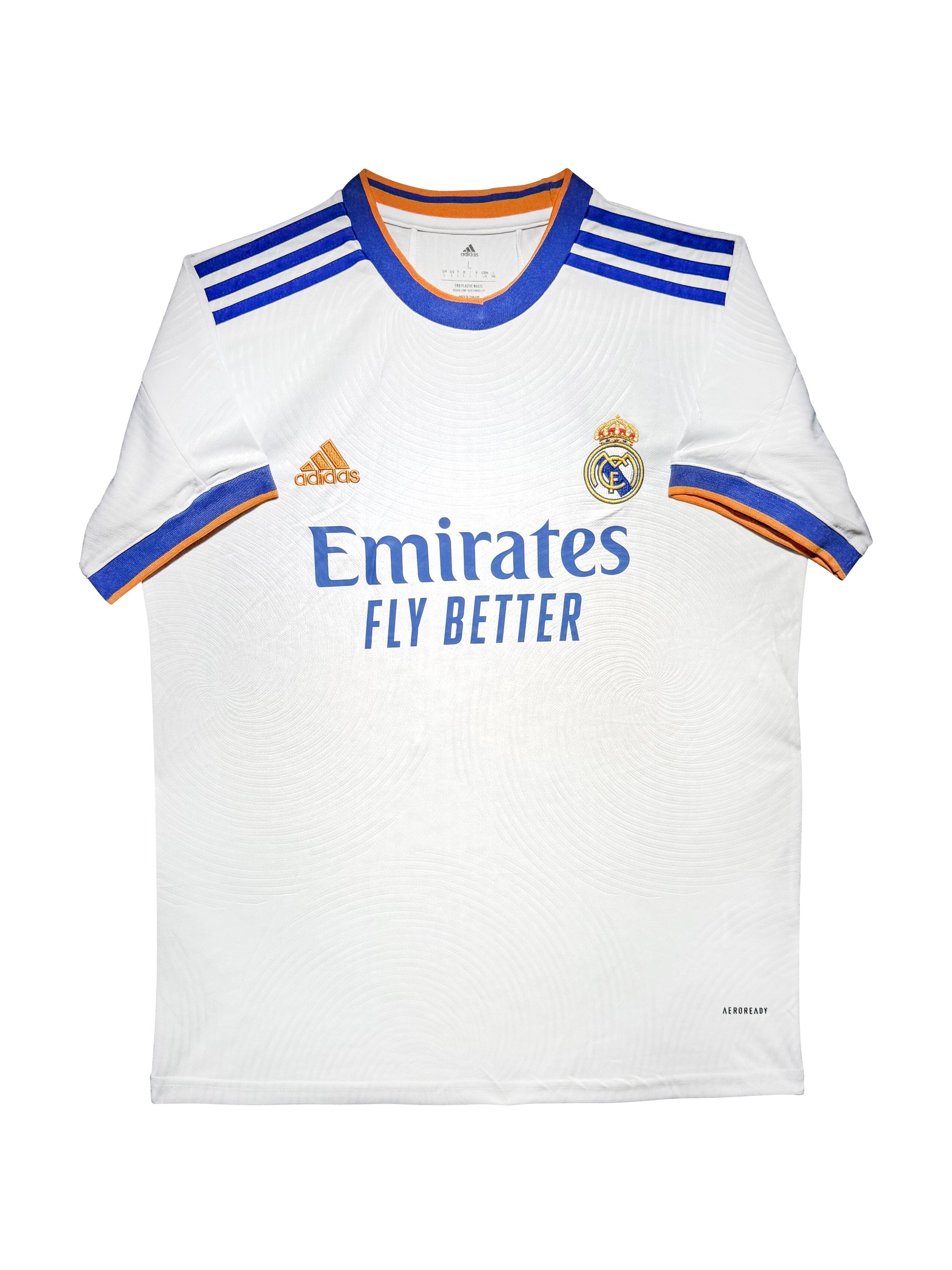 Maillot Domicile Real Madrid CF 2021-22 signe par Karim Benzema et Certifie par Beckett authentic-signatures