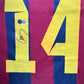 Javier Mascherano Signed Home 2011-12 FC Barcelona Jersey, Certified by Beckett authentic-signatures Football Authentic Si...