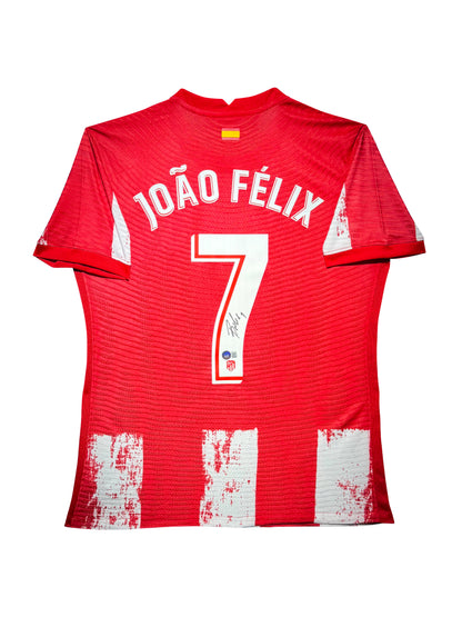 Maillot Domicile signe par Joao Felix Athletico Madrid 2023-24 Certifie par Beckett