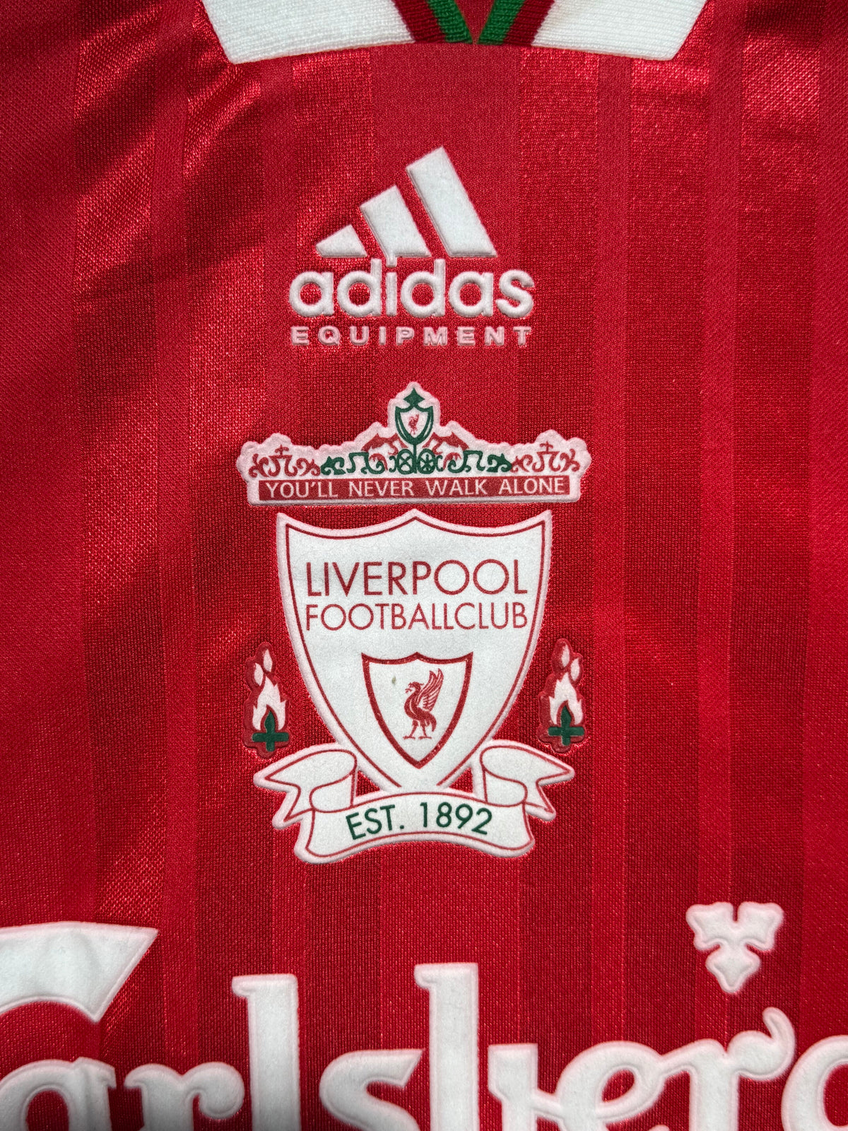 Robbie Fowler Signed Home 1996-97 Liverpool Jersey, Certified by Beckett authentic-signatures Football Authentic Signatures