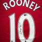 Maillot Authentique Domicile signe par Wayne Rooney  Manchester United  FC 2009-10 Certifie par Beckett
