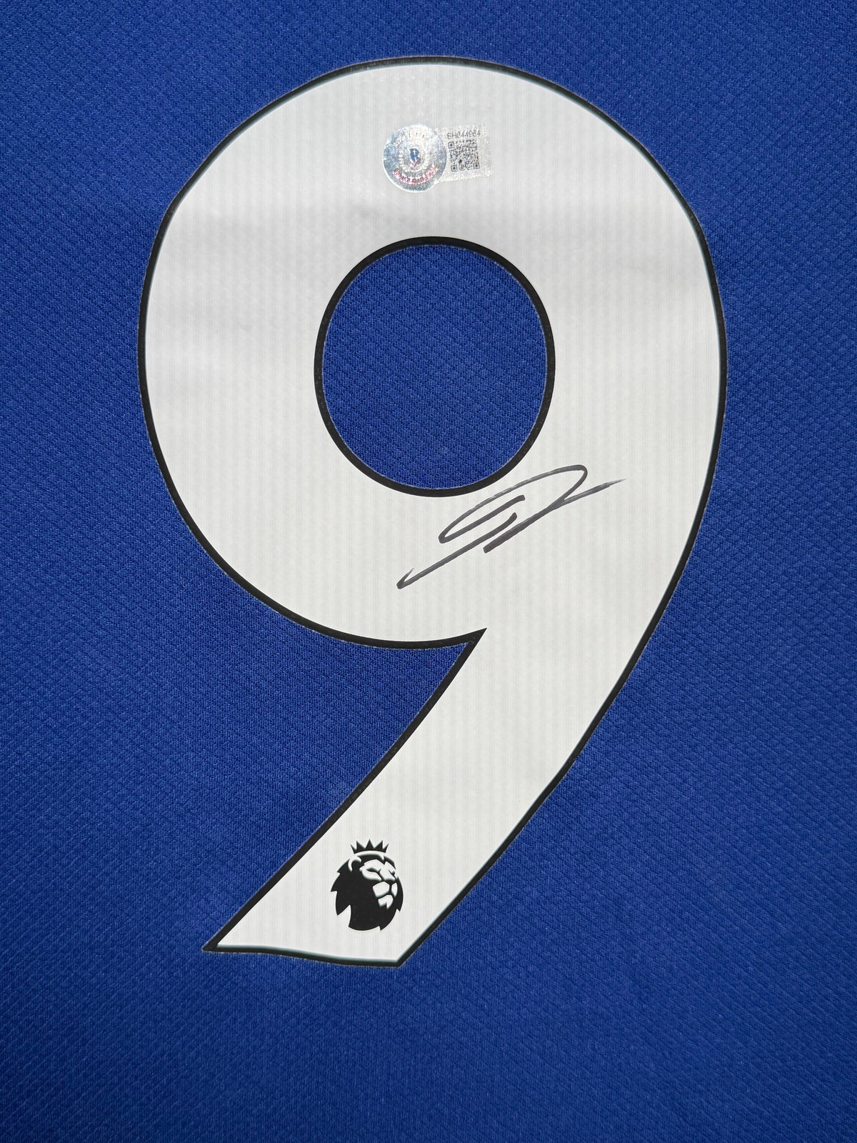 Pierre-Emerick Aubameyang Signed Home 2022-23 Chelsea Jersey, Certified by Beckett authentic-signatures Football Authentic...