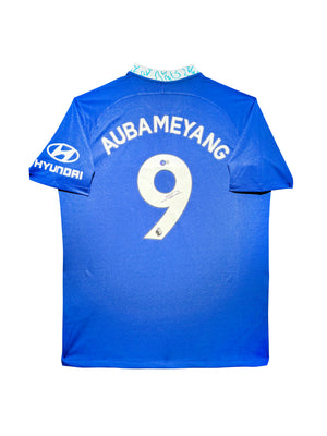 Maillot Domicile signe par Pierre Emerick Aubameyang Chelsea FC 2022-23 Certifie par Beckett
