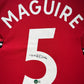 Maillot Domicile signe par Harry Maguire  Manchester United  FC 2022-23 Certifie par Beckett authentic-signatures