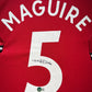 Harry Maguire Signed Home 2022-23 Manchester United Jersey, Certified by Beckett authentic-signatures Football Authentic S...