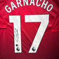 Maillot Domicile signe par Alejandro Garnacho  Manchester United  FC 2023-24 Certifie par Beckett authentic-signatures