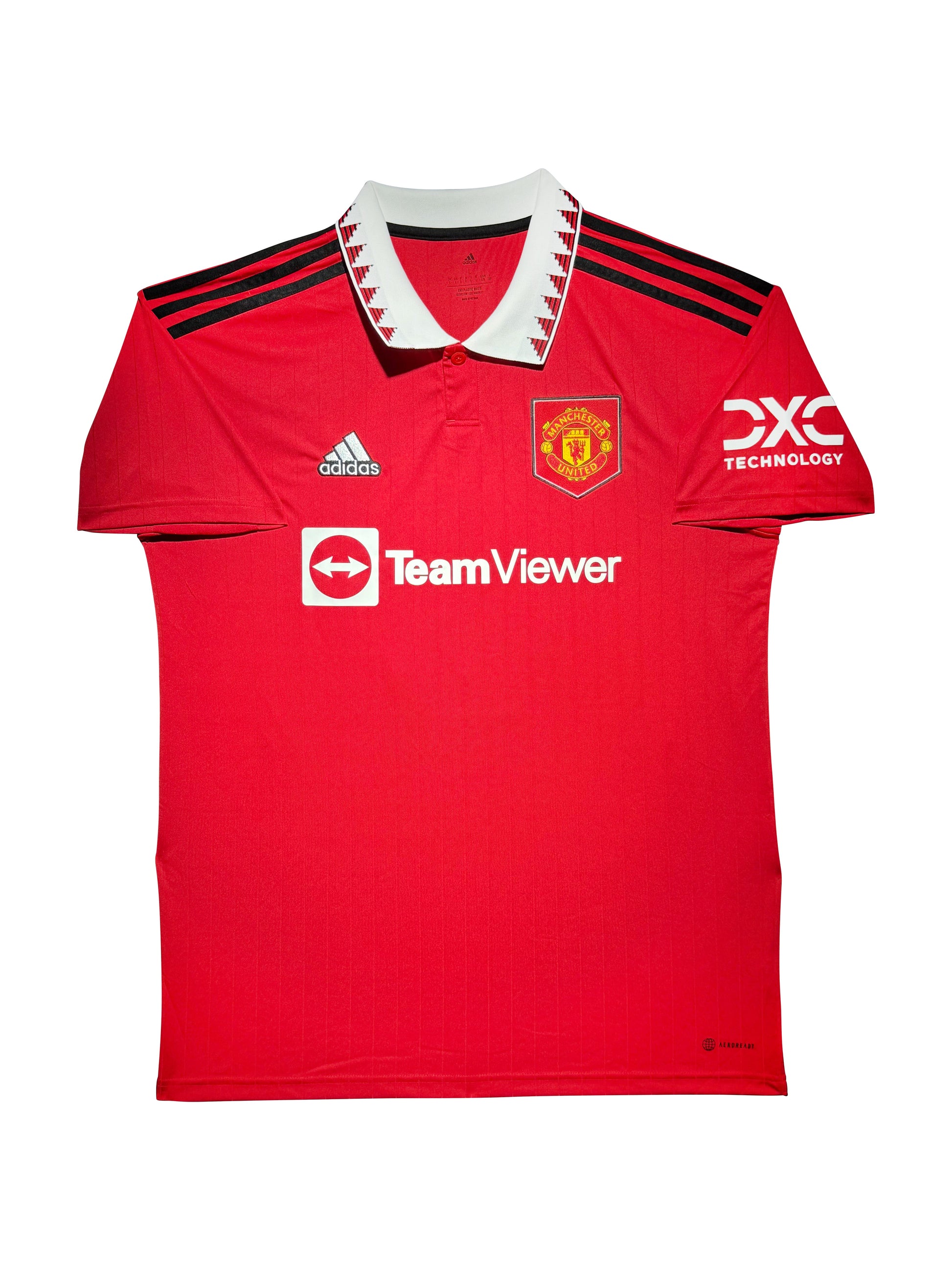 Maillot Domicile signe par Bruno Fernandes  Manchester United  FC 2023- 24 Certifie par Beckett authentic-signatures