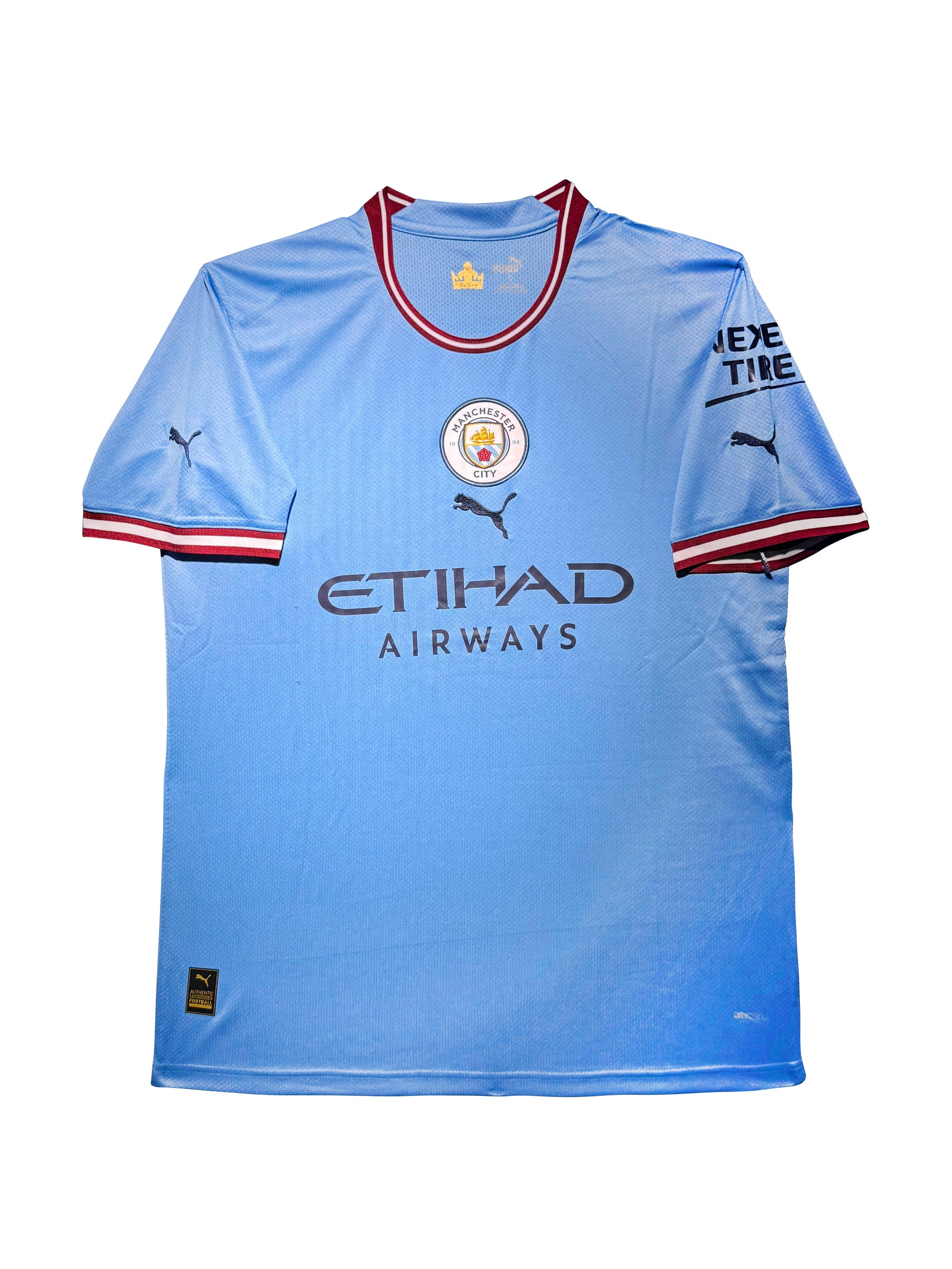 Maillot Domicile signe par Phil Foden Manchester City FC 2023-24 Certifie par Beckett authentic-signatures