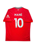 Maillot Domicile signe par Sadio Mane Liverpool FC 2020-21 Certifie par Beckett authentic-signatures